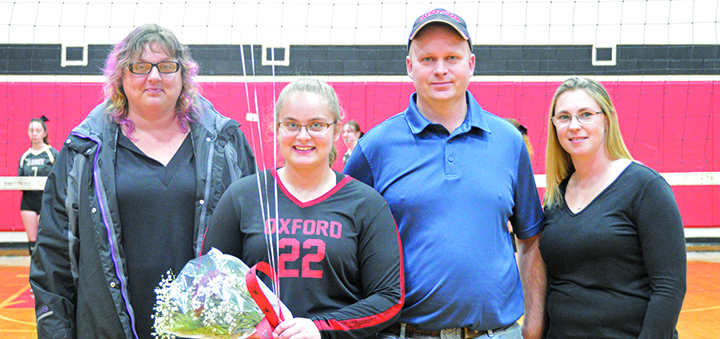 Oxford celebrates lone senior with 3-0 win over Sidney